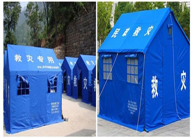 防水緊急の管のテント、窓/ドアが付いている緊急の防水シートの避難所