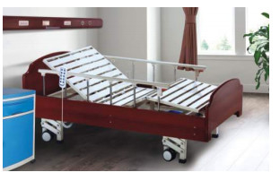 冷たい鋼鉄マニュアルのクランクの医学の調節可能なベッドのエポキシは4個のホックによって塗った