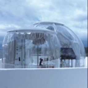 食料調達の余暇のための観光事業のPCの泡測地線ドームのテント