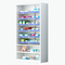 薬学の薬の飾り戸棚の三重の引出しの棚のキャビネットDia 500mm
